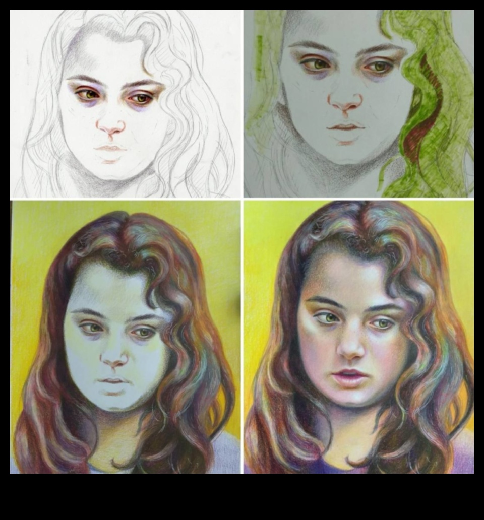 Ρεαλιστικά πορτρέτα με έγχρωμο μολύβι Ένα δημιουργικό μέσο για την αποτύπωση της ανθρώπινης μορφής 5 Πολύχρωμος Ρεαλισμός: Ζωντανά πορτρέτα και σκηνές με μολύβι