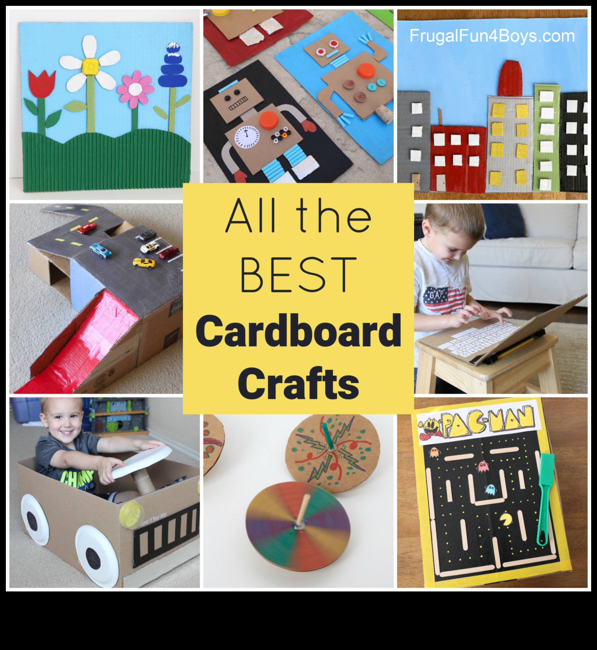 Διασκεδαστικά και δημιουργικά έργα χειροτεχνίας από χαρτόνι για όλες τις ηλικίες 4 Δημιουργίες από χαρτόνι DIY: Χτίζοντας φαντασία με ανακυκλωμένα υλικά