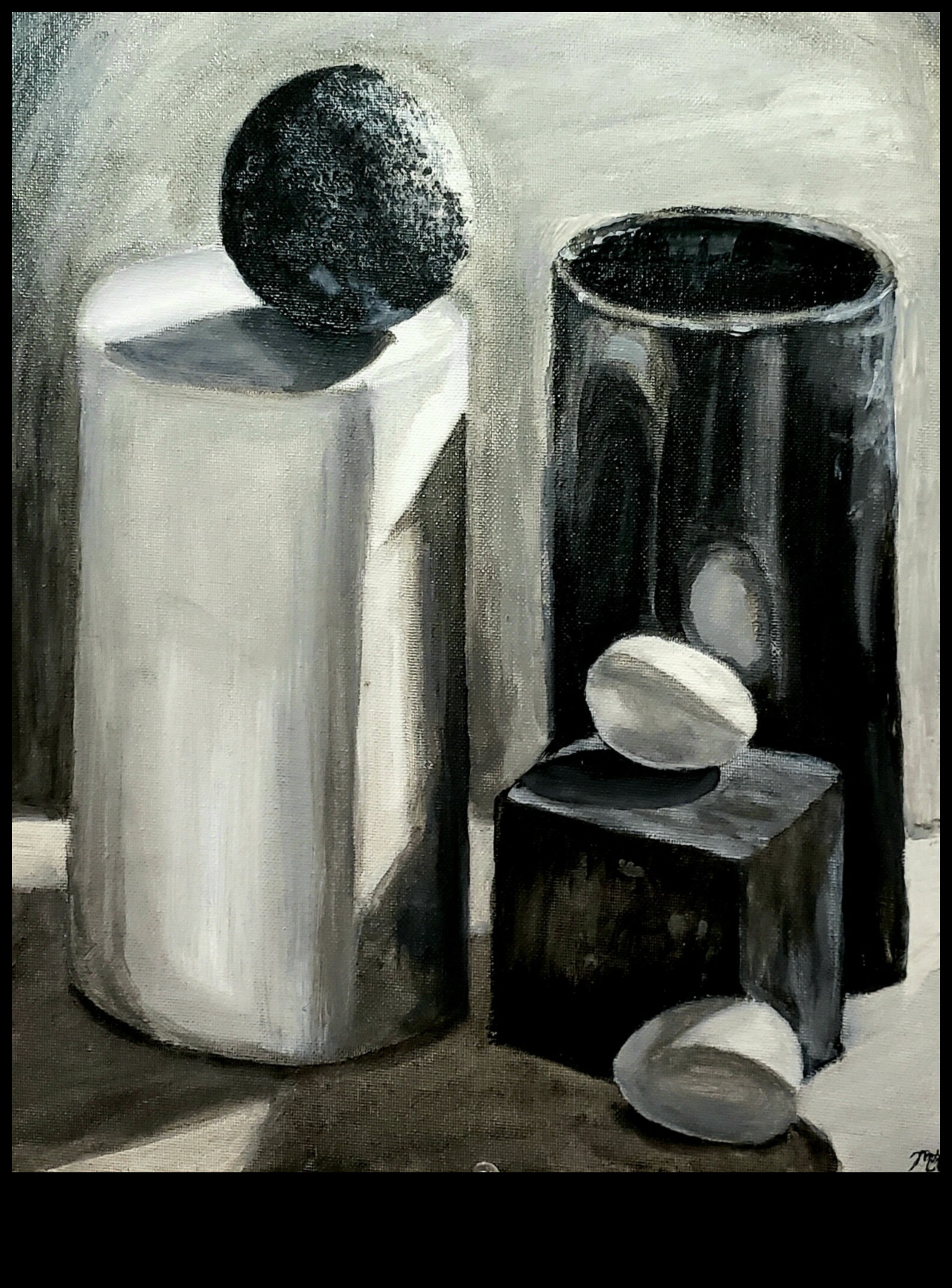 Silence in Shades: Exploring the Stillness of Objects in Monochrome Drawings