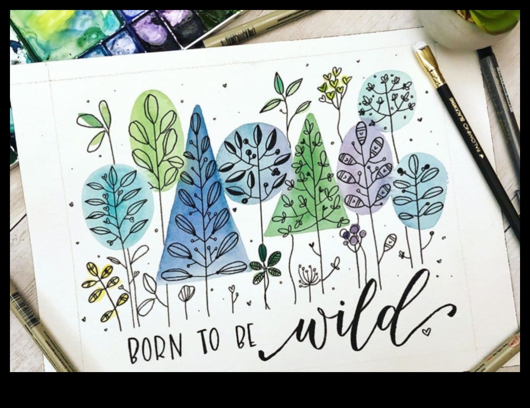 Παλέτα της φύσης: Αιχμαλωτίζοντας τη χλωρίδα και την πανίδα με μολύβια ακουαρέλας