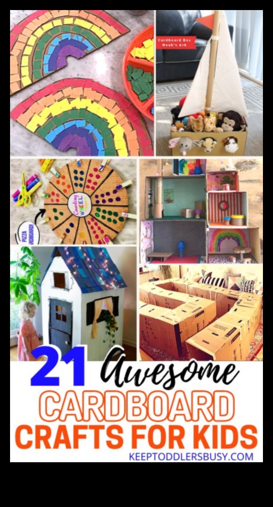 Διασκεδαστικά και δημιουργικά έργα χειροτεχνίας από χαρτόνι για όλες τις ηλικίες 1 Δημιουργίες από χαρτόνι DIY: Χτίζοντας φαντασία με ανακυκλωμένα υλικά