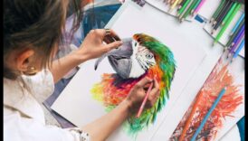 Παλέτα της φύσης: Αιχμαλωτίζοντας τη χλωρίδα και την πανίδα με μολύβια ακουαρέλας