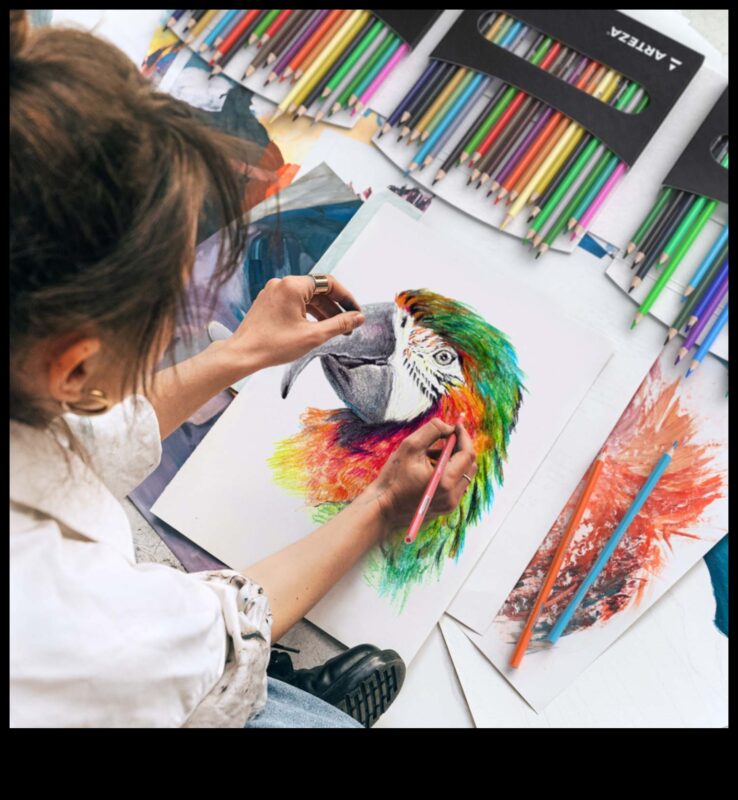 Παλέτα της φύσης: Αιχμαλωτίζοντας τη χλωρίδα και την πανίδα με μολύβια ακουαρέλας