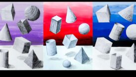 Shapes and Shadows: Exploring Form in Abstract Drawings